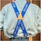 Klein Tools Tool Suspenders, Nylon-Web Suspenders, Polypropylene Webbing (Front), Elastic Webbing (Back) 60210B - alternate 3