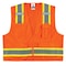 Ergodyne Two-Tone Surveyors Vest, Orange, S/M 8248Z - alternate 1