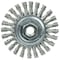 Weiler 4" Cable Twist Wire Wheel, .020 Stainless Steel 13276 - alternate 1