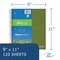 Roaring Spring Subject 1 Pkt Wirebound Notebooks, 11"x9", 120 sht, Asstd Covers, College Ruled w/Margin, PK24 13365cs - alternate 10