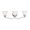 Livex Lighting Essex 3 Light Brushed Nickel Bath Vanity 1353-91 - alternate 1