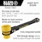 Klein Tools 6-in-1 Lineman's Ratcheting Wrench, Heavy-Duty KT155HD - alternate 3