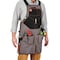 Ergodyne Gray Canvas Tool Apron Extended Length 5705 - alternate 7