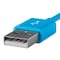 Monoprice Usb A To Micro B Cable, 3 ft.Blue 13924 - alternate 2