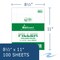 Roaring Spring Case of Biobase Filler Paper, 8.5"x11", 100 Sheets Per Pack, 3-Hole Punched, College Ruled W/ Margin 13986cs - alternate 3