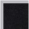 Ghent Rubber Bulletin Board 60-1/2"W, Black ATR35-BK - alternate 4