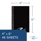 Roaring Spring Case of Wirebound Memo Notebooks, 6"x4", 46 sheets of Paper, narrow Ruled, Assorted Poly covers, PK72 14019cs - alternate 6