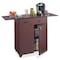 Safco Service Cart, Mahogany 8962MH - alternate 2