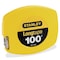 Stanley 100 ft x 3/8 in Long Tape Measure, Closed Case, Steel Blade, Yellow ABS Case 34-106 - alternate 2