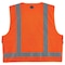 Ergodyne Orange Type R Class 2 Surveyors Vest, 2X, Mesh, Poly, Zipper Closure, 4 Outside Pockets, Orange 8250Z - alternate 3