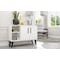 Manhattan Comfort Amsterdam 35.43" Sideboard with 4 Shelves in White 147AMC205 - alternate 10