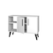 Manhattan Comfort Amsterdam 35.43" Sideboard with 4 Shelves in White 147AMC205 - alternate 6