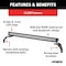 Aries Jeep Windshield Light Bar and Brackets 1501306 - alternate 10