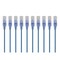 Monoprice Slim Cat6A Cable, PK10, 5 ft.Blue 15158 - alternate 1