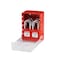 Brady Lockout Kit, 2.743" D, 3.95" W, Plastic, Red 153675 - alternate 1
