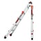 Little Giant Ladders Aluminum Articulated Ladder-Ratchet Levelers, 139 in, Aluminum, 300 lb Load Capacity 15417-801 - alternate 3
