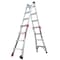 Little Giant Ladders Aluminum Articulated Ladder-Ratchet Levelers, 139 in, Aluminum, 300 lb Load Capacity 15417-801 - alternate 1