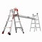 Little Giant Ladders Aluminum Articulated Ladder-Ratchet Levelers, 139 in, Aluminum, 300 lb Load Capacity 15417-801 - alternate 7