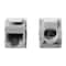 Monoprice Cat6 Rj, 45 Toolless 180, D Keystone, White 15656 - alternate 2