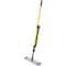 Rubbermaid Commercial Flat Spray Mop, 21 oz Dry Wt, Hook-and-Loop Connection, Black/Yellow, Microfiber 1835528 - alternate 6