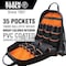 Klein Tools Tool Backpack, Black, Polyester, 35 Pockets 55475 - alternate 2