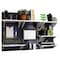 Wall Control Office Wall Organizer System Unit, Black/White 15-IOFC-300-BW - alternate 1