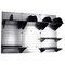 Wall Control Office Wall Organizer System Unit, Galv/Black 15-IOFC-300-GVB - alternate 7