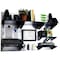 Wall Control Office Wall Organizer System Unit, Galv/Black 15-IOFC-300-GVB - alternate 1