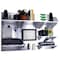 Wall Control Office Wall Organizer System Unit, Galv/White 15-IOFC-300-GVW - alternate 1