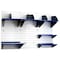 Wall Control Office Wall Organizer System Unit, White/Blue 15-IOFC-300-WBU - alternate 6