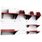 Wall Control Office Wall Organizer System Unit, White/Red 15-IOFC-300-WR - alternate 5