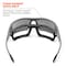 Ergodyne ODIN, Safety Glasses, Uncoated, Indoor/Outdoor Lens, Matte Gray Frame, Full-Frame ODIN - alternate 3