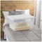 Sterilite Stackable Storage Tote W/ Lid, 14 gal, 23 in L x 16-1/4 in W x 12-3/8 in H, Clear, White 42488008 - alternate 3