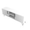 Manhattan Comfort Nolita 63" TV Stand with 6 Shelves in White 167AMC198 - alternate 7