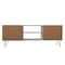 Manhattan Comfort Nolita 63" TV Stand with 6 Shelves in White 167AMC198 - alternate 6
