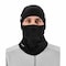 Ergodyne Balaclava Face Mask, 2-in-1 Detachable-Piece, Fleece, Moisture-Wicking, Black, Universal Size 6826 - alternate 8