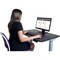 Victor Technology Electric Sit-Stand Desk, 36 in W, Black DC830B - alternate 4