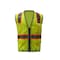 Gss Safety 3-in-1 Winter Bomber Jacket, 300D Rip Stop Polyester, Lime/Black, M 8511-MD - alternate 1