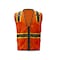 Gss Safety Premium Class 2 Brilliant Vest, Orange 1702-SM - alternate 2