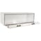 Buyers Products 18x18x60 Inch White Steel Underbody Truck Box with 2 Paddle Latches 1702215 - alternate 2