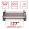 Gbc Ultima 55 Thermal Roll Laminator, 27 in 1710755EZ-A - alternate 3