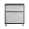 Manhattan Comfort Fortress 4.0 Mobile Garage Cabinet, Gray, Steel 17GMC - alternate 3