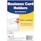 C-Line Products Business Card Holder 3-1/2"H, PK10 70238 - alternate 3
