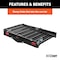 Curt Aluminum Hitch Cargo Carrier with Ramp 18112 - alternate 7