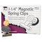Cli Magnetic Spring Clips, 1.3", PK24 68512 - alternate 2