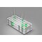 Bel-Art Bel-Art No-Wire Test Tube Rack: For 16-20mm Tubes, 40 Places, White F18745-0002 - alternate 1