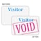 C-Line Products 3" x 2" Time's Up! Self-Expiring Visitor Badges, 100PK 97005 - alternate 2