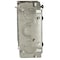 Raco Electrical Box, 21 cu in, Square Box Type, 2 Gangs, Galvanized Steel, Square Shape 189H - alternate 2