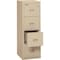 Fireking 12-3/16" W 4 Drawer Fire-Resistant Vertical File Cabinet, Parchment 4R1822-CPA - alternate 2