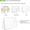 Champion Sports Soccer Goal Set, 3 in 1 Trainer, 6x3x4ft SG3IN1 - alternate 8